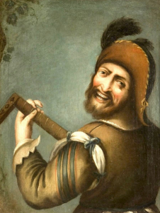This Lute Player, by Niccolo Frangipane, looks like he's happy to not be thinking about schemas