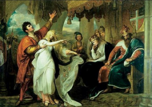 The Fair Ophelia by Benjamin West - more direct than a database mail setup!