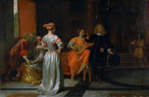 A Party, by Pieter de Hooch, 1675.  Almost as much fun as looking at DBCC PAGE output!