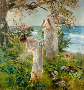 Greek Girls on the Shore, by Joaquin Sorolla, 1895
