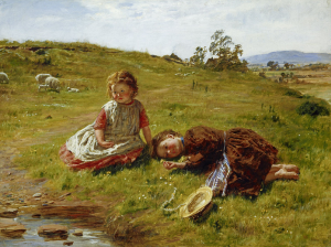 Spring, by William McTaggart no parse or convert happening here, just a couple of children enjoying the spring day!