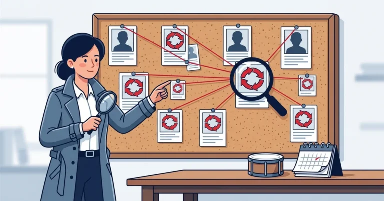 Detective pin-board linking repeat-offender stored procedures from SQL Server deadlock graphs