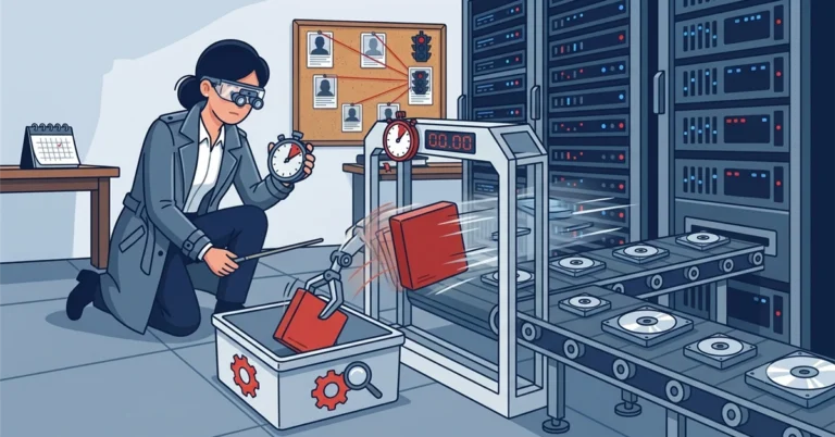 Duration speed-gate catching a slow file I/O operation among fast SQL Server I/O packets